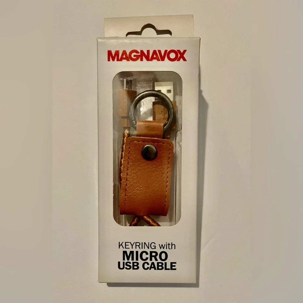 ❌Must Bundle❌🔌 Charger/USB Keychain NWT -Brown - Picture 2 of 6